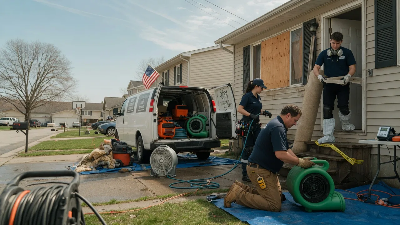 Water Damage Restoration in Nevada, OH near me